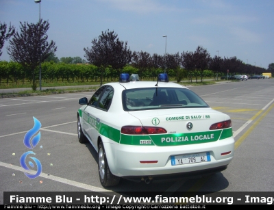 Alfa Romeo 159
Polizia Locale Salò (Bs)
Allestita da Carrozzeria Battiston Allestimenti Veicoli Speciali
POLIZIA LOCALE YA 709 AC
Parole chiave: Alfa-Romeo 159 PL_Salò PoliziaLocaleYA709AC