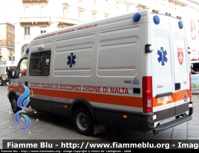 Iveco Daily III serie
Sovrano Militare Ordine di Malta
Raggruppamento Piemonte e Valle d'Aosta
Postazione Medica Mobile
SMOM 74

Parole chiave: Iveco Daily_IIIserie SMOM74