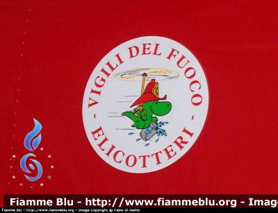 Agusta Bell AB412
VVF
Particolare dello stemma del reparto 
Parole chiave: Agusta_Bell AB412 VVF Servizio_Aereo Elicotteri Arezzo Drago_55