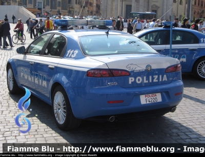 Alfa Romeo 159
Polizia di Stato
squadra volante
Polizia F4220
Parole chiave: Alfa-Romeo 159 PoliziaF4220 festa_polizia_2006