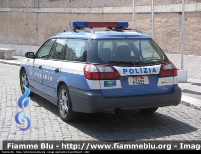 Subaru Legacy AWD I Serie
Polizia di Stato 
Reparto Prevenzione Crimine
POLIZIA E9355 
Parole chiave: Subaru Legacy_ISerie PoliziaE9355 Festa_della_Polizia_2007