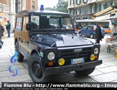 Fiat Campagnola II serie
Polizia Provinciale Genova
POLIZIA LOCALE YA 950 AA
Parole chiave: Fiat Campagnola_IIserie PP_Genova PoliziaLocaleYA950AA