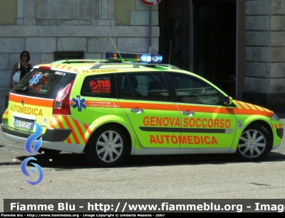 Renault Megane SW II serie
Pubblica Assistenza Molassana
Parole chiave: Renault Megane_SW_IIserie Automedica