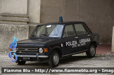 Fiat 128 I serie
Polizia Urbana
Città del Vasto (CH)
Veicolo Storico
in esposizione alla mostra per i 110 anni d'istituzione della Polizia Municipale della Città del Vasto (CH) 1902-2012  
Parole chiave: Fiat 128_Iserie PM_Vasto
