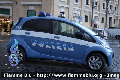 Citroen C-Zero 
Polizia di Stato
Ispettorato di Pubblica Sicurezza presso il Vaticano
POLIZIA H6283 
Parole chiave: Citroen C-Zero PoliziaH6283