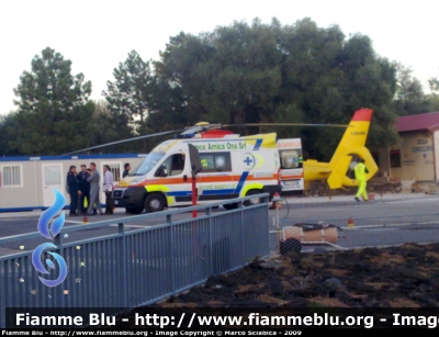 Elicottero eurocopter dauphin elilario - Inaer I - DAMS
Organizzazione di un Trasporto Protetto con Termoculla dall'Ospedale Papardo di Messina all'Ospedale Cannizzaro di Catania 
Parole chiave: Elicottero Agusta-Bell 118 Sicilia