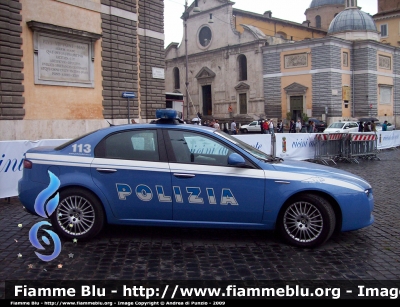 Alfa Romeo 159
Polizia di Stato
Squadra Volante 
POLIZIA F5381
Parole chiave: Alfa_Romeo 159 PoliziaF5381