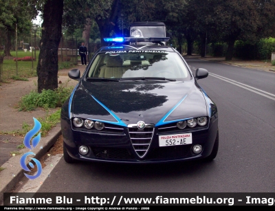 Alfa Romeo 159
Polizia Penitenziaria
Autovettura Utilizzata dal Nucleo Radiomobile per i Servizi Istituzionali
POLIZIA PENITENZIARIA 552 AE

Parole chiave: Alfa_Romeo 159 