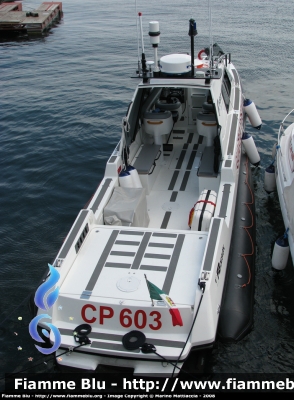 CP 603
Guardia Costiera
Parole chiave: Motovedetta CP603
