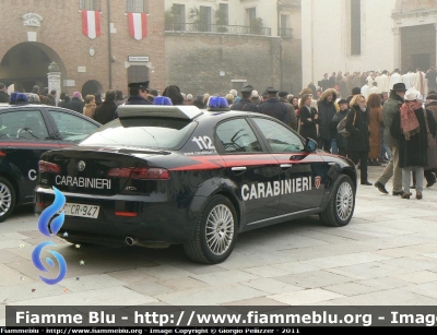 Alfa Romeo 159
Carabinieri
NORM Conegliano (TV)
CC CR 947
Parole chiave: Alfa-Romeo 159 CCCR947