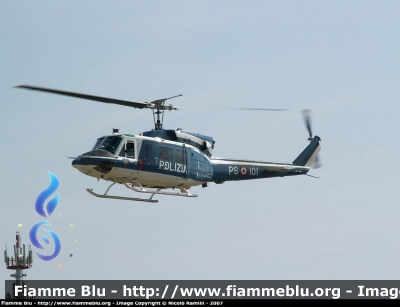 Agusta Bell AB212
Polizia di Stato
Servizio Aereo
Poli PS 101
Parole chiave: Agusta Bell Ab212 PoliPS101
