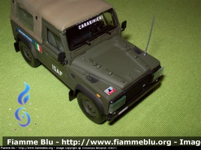 Land Rover 90 CARABINIERI
Contingente ITALFOR Missione Afghanistan - Kabul ( International Security Assistance Force) ISAF 2003 - 1° Rgt CC Parà Tuscania - Scala 1/43
Parole chiave: Modellismo_Viki71