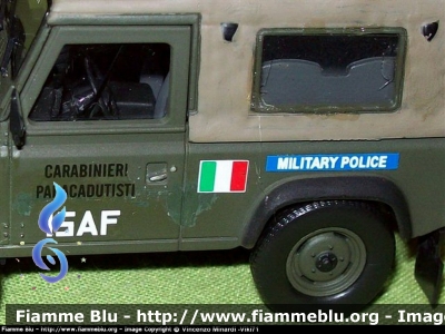 Land Rover 90 CARABINIERI
Contingente ITALFOR - Missione Afghanistan - Kabul (International Security Assistance Force) ISAF 2003 - 1° Rgt CC Parà Tuscania. Scala 1/43
Parole chiave: Modellismo_Viki71