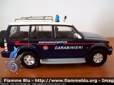 CARABINIERI Mitsubishi Pajero
Fuoristrada R.I.S. CC (Scientifica Roma) Reparti Speciali
Parole chiave: Modellismo_Viki71