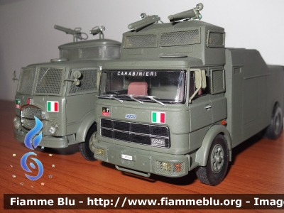  Fiat 684N Idrante
Btg CC Mobile Servizio o.p. Veicolo Speciale - Anni 70/80 - Modello in scala 1/43 auto costruito fedelmente da materiale fotografico.-
