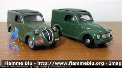Fiat 500B - Fiat 500C Furgoncino
Btg Carabinieri Mobile - Logistico - Anno 1946 - 1949
Parole chiave: Fiat 500B 500 C
