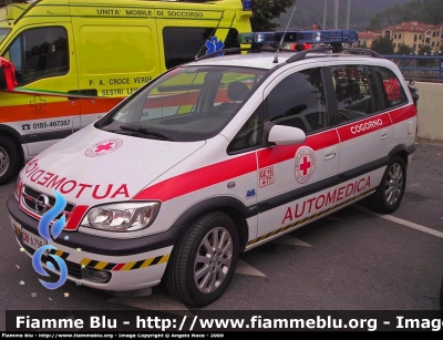 Opel Zafira I serie
Croce Rossa Italiana
Comitato Locale di Cogorno (GE)
Automedica allestita AVS
CRI A798A
Parole chiave: Opel Zafira_Iserie Automedica CRIA798A
