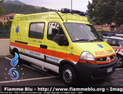 Renault Master III serie
Pubblica Assistenza Croce Verde Sestri Levante (GE)
ambulanza di soccorso allestita dalla Mariani Fratelli di Pistoia con interni in acciaio inox
Parole chiave: Renault Master_IIIserie Ambulanza