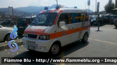 Romanital Ercolino
Croce d'Oro Sampierdarena (GE)
Ambulanza allestita AVS
Parole chiave: Romanital Ercolino Ambulanza