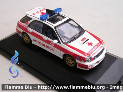 Subaru Impreza II serie
Croce Rossa Italiana
Comitato Locale di Campomorone (GE)
scala 1/43 base Autoart dell'originale allestimento Telsi
Parole chiave: Subaru Impreza_IIserie