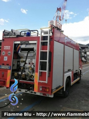 Iveco CityEuroFire 100E21 I serie
Servizio Antincendio Stabilimento Fincantieri di Monfalcone (GO)
Allestimento Iveco-Magirus
