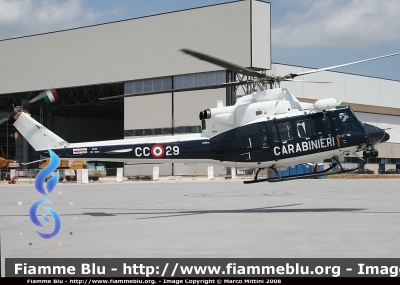Agusta Bell AB 412
Carabinieri
Fiamma 29
Parole chiave: Agusta-Bell AB412 FiammaCC29 Elicottero