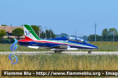 Aermacchi MB339PAN
Aeronautica Militare Italiana
 313° Gruppo Addestramento Acrobatico
 Stagione esibizioni 2017
 Pony 1
Parole chiave: Aermacchi MB339PAN Pony1