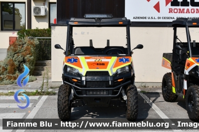 ATV Polaris
118 Romagna Soccorso
Azienda USL della Romagna
Ambito Territoriale di Ravenna
Allestimento Safety Car Rimini
"INDIA41"
Parole chiave: ATV Polaris