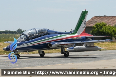 Aermacchi MB339PAN
Aeronautica Militare Italiana
313° Gruppo Addestramento Acrobatico
Stagione esibizioni 2019
Valore Tricolore
Pony 9
Parole chiave: Aermacchi MB339PAN PONY9