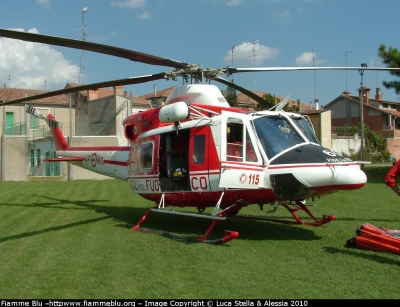 Agusta-Bell AB 412
Vigili del Fuoco
Nucleo Elicotteri di Bologna
Drago 60
Parole chiave: Agusta-Bell AB412 Elicottero Drago60