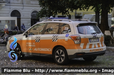 Subaru Forester VI serie
118 Ferrara Soccorso
Azienda Ospedaliera Universitaria di Ferrara
Automedica "FE3175"
Allestimento Vision
Parole chiave: Subaru Forester_VIserie Automedica