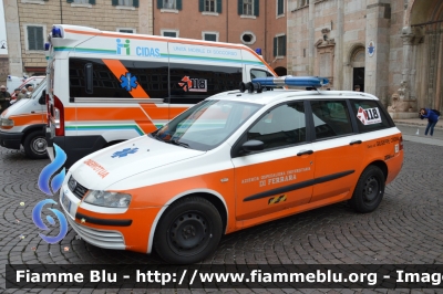 Fiat Stilo Multiwagon I serie
118 Ferrara Soccorso
Azienda Ospedaliera Universitaria di Ferrara
Automedica "FE3144"
 Allestita EDM Forlì
Parole chiave: Fiat Stilo_Multiwagon_Iserie Automedica