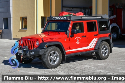 Jeep Rubicon
Vigili del Fuoco
Unione distrettuale di Cles
Corpo Volontario di Coredo (TN)
VF 4L5 TN
Parole chiave: Jeep Rubicon VF4L5TN