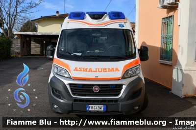 Fiat Ducato X290
Associazione Pubblica Assistenza Ferrarese - ODV
Allestimento EDM Forlì
Distaccamento di Argenta
9
Parole chiave: Fiat Ducato_X290 Ambulanza
