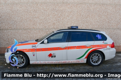 Bmw 318 Touring F31 restyle
Federazione Regionale Volontari del Soccorso Valle d'Aosta
Associazione Nazionale Pubbliche Assistenze ANPAS
Colonna Mobile Regionale
Allestimento EDM
Parole chiave: Bmw 318_Touring_F31_restyle Automedica