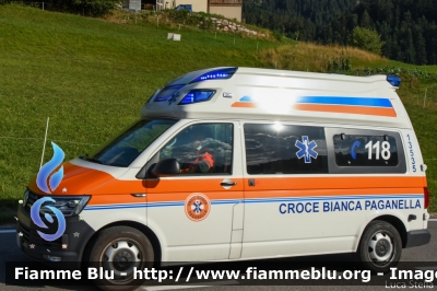Volkswagen Transporter T6
Croce Bianca Paganella
Allestimento Ambulan Mobile
135-35
Parole chiave: Volkswagen Transporter_T6 Ambulanza