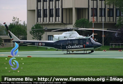 Agusta Bell Ab212
Carabinieri
Raggruppamento Aeromobili Carabinieri
CC 19
Parole chiave: Agusta Bell AB412 CC19