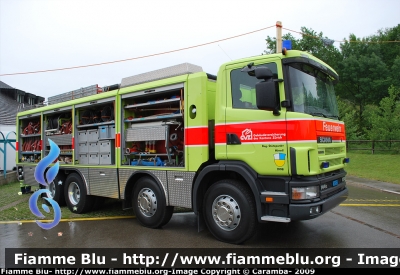Scania 144G530
Schweiz - Suisse - Svizra - Svizzera
Feuerwehr Kanton Zurich
distaccamento volontari Hinwil
Mezzo antincendio universale
Parole chiave: Scania 144G530