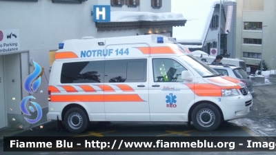 Wolkswagen Transporter T4
Schweiz - Suisse - Svizra - Svizzera
Soccorso Sanitario Saint Moritz

