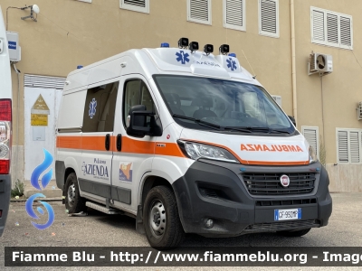 Fiat Ducato X290
ASP Palermo-Azienda Sanitaria Provinciale 
Sede presso Poliambulatorio di Lampedusa (Ag)
Allestimento Mobitecno
Parole chiave: Fiat Ducato_X290 Ambulanza