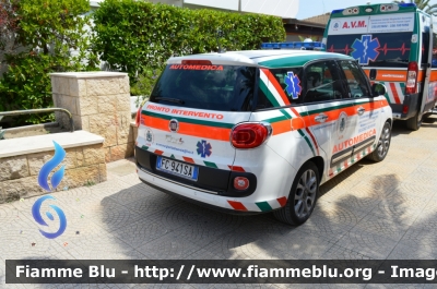 Fiat 500L
A.V.M. Associazione Volontari Margheritani Soccorritori
Margherita di Savoia (BAT)
Allestitimento Maf
Parole chiave: Fiat 500L Automedica