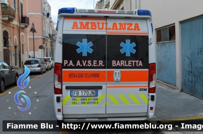 Fiat Ducato X290
Pubblica Assistenza A.V.S.E.R. Barletta
allestita EDM
Parole chiave: Fiat Ducato X290_ambulanza