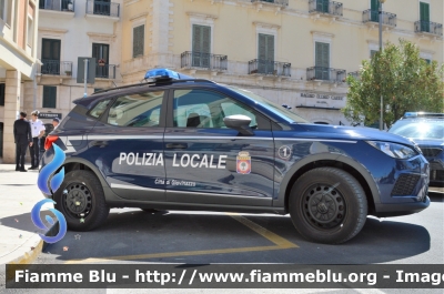 Seat Arona
Polizia Locale
Comune di Giovinazzo (Ba)
Auto 1
allestimento Ciabilli
Parole chiave: Seat Arona