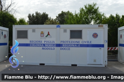 Modulo Docce
Regione Puglia 
Colonna Mobile Regionale di Protezione Civile
Parole chiave: Modulo Docce