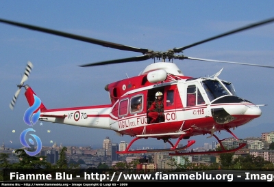 Agusta Bell AB412
Vigili del Fuoco
Nucleo Elicotteri di Genova
Drago VF 70
Parole chiave: Agusta Bell AB206 DragoVF70 Elicottero