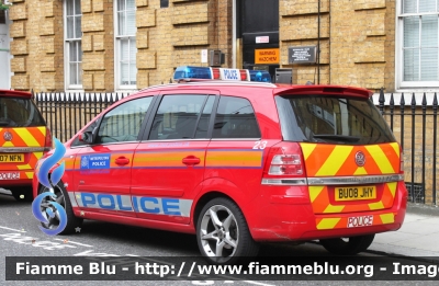 Vauxhall Zafira II serie
Great Britain - Gran Bretagna
 London Metropolitan Police
 Diplomatic Protection Group
