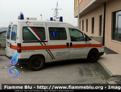 Fiat Scudo II serie
Pubblica Assistenza Croce Gialla Recanati MC

Parole chiave: Marche (MC) Ambulanza Fiat Scudo_IIserie