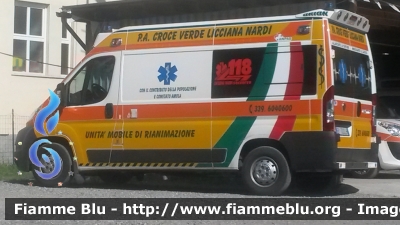 Fiat Ducato X250
P. A. Croce Verde 
Licciana Nardi (MS)
Ambulanza di emergenza
Codice mezzo "JOLLY 2"
Allestimento Orion
