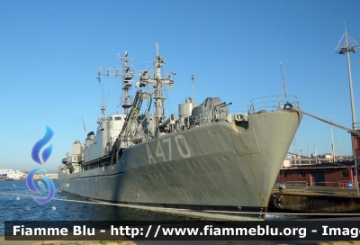 Nave Appoggio Classe Lüneburg
Ελληνική Δημοκρατία - Grecia
Πολεμικό Ναυτικό - Marina Militare
A470 ΠΦ Αλιάκμων - HS Aliakmon

