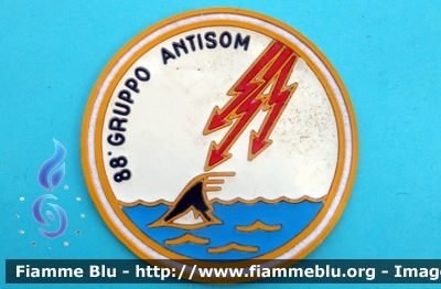 Patch 
Areonautica Militare Italiana
 88° Gruppo Antisom
